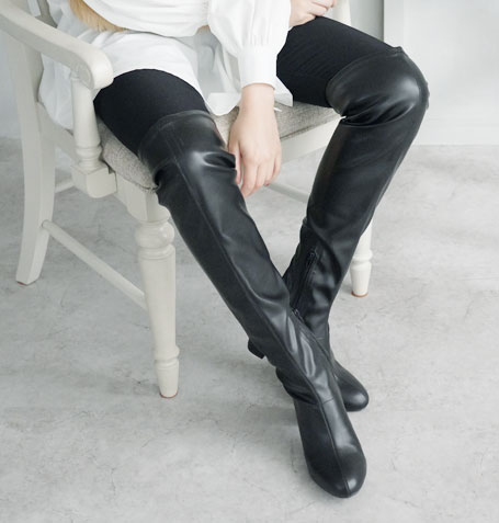 ストレッチニーハイブーツ