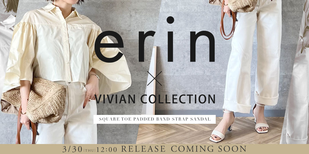 erin,コラボ,パデッド,サンダル