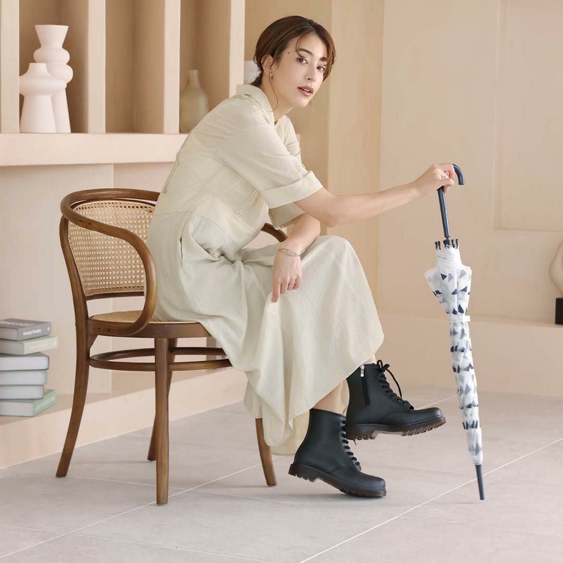 完全防水レースアップショートブーツ ｜靴・レディースシューズの通販