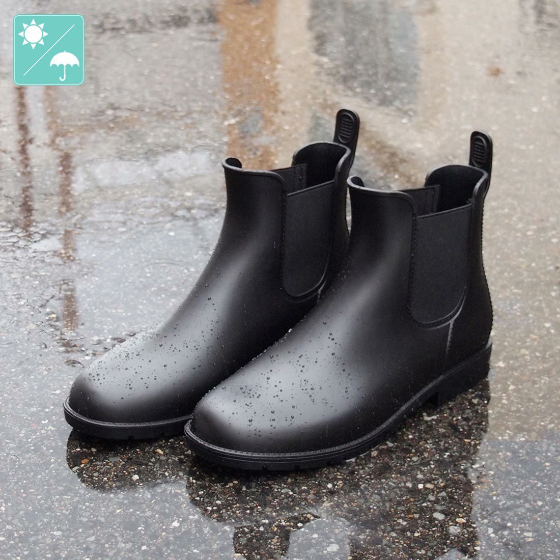 完全防水サイドゴアブーツ ｜靴・レディースシューズの通販ならVIVIAN