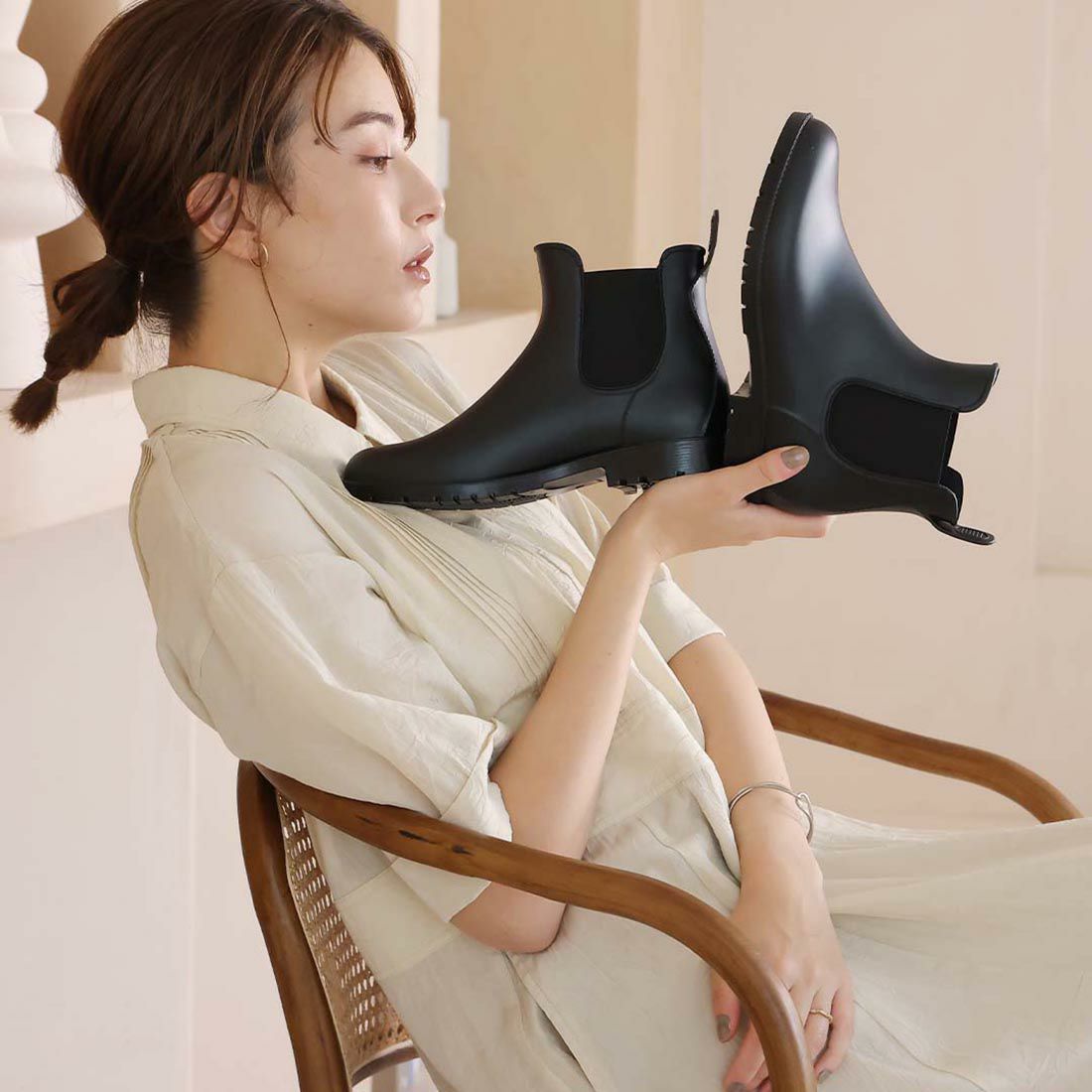 完全防水サイドゴアブーツ ｜靴・レディースシューズの通販ならVIVIAN