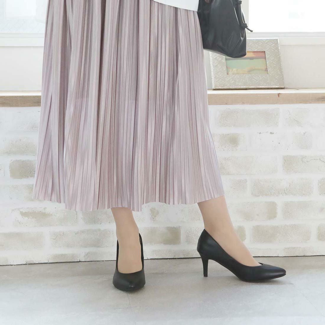 2026年春再販】ポインテッドトゥ7cmキレイめパンプス ｜靴・レディース