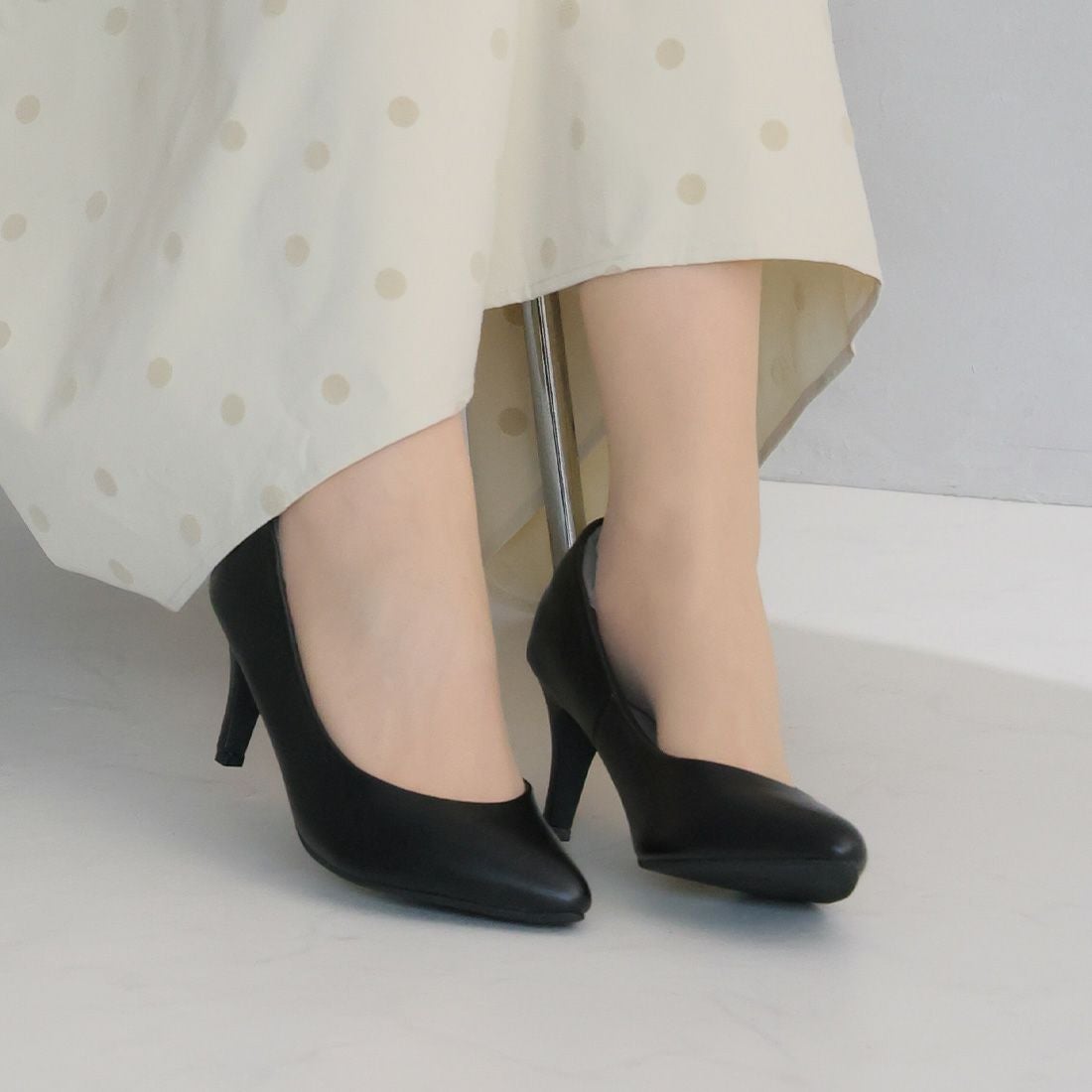 2026年春再販】ポインテッドトゥ7cmキレイめパンプス ｜靴・レディース