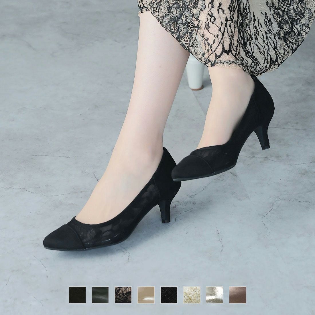 2026年春再販】ポインテッドトゥ5.5cmキレイめパンプス ｜靴