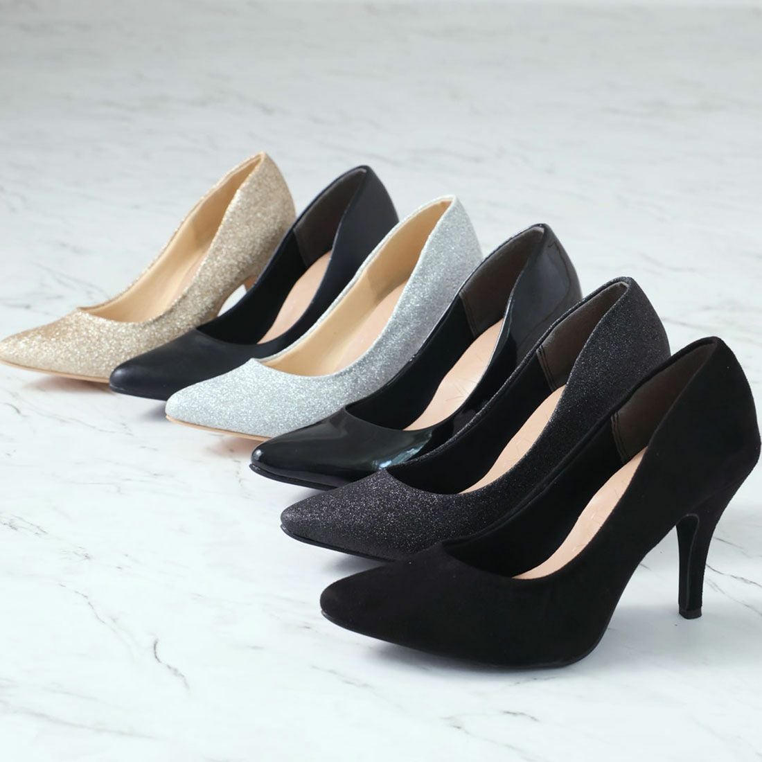 ポインテッドトゥ9cmキレイめパンプス ｜靴・レディースシューズの通販