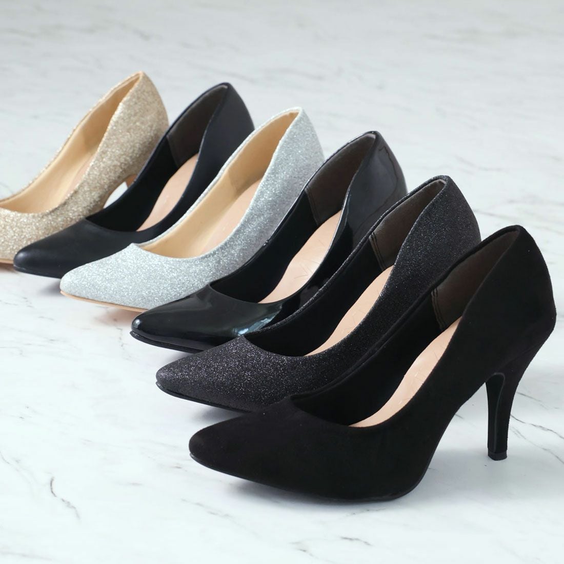 ポインテッドトゥ9cmキレイめパンプス ｜靴・レディースシューズの通販