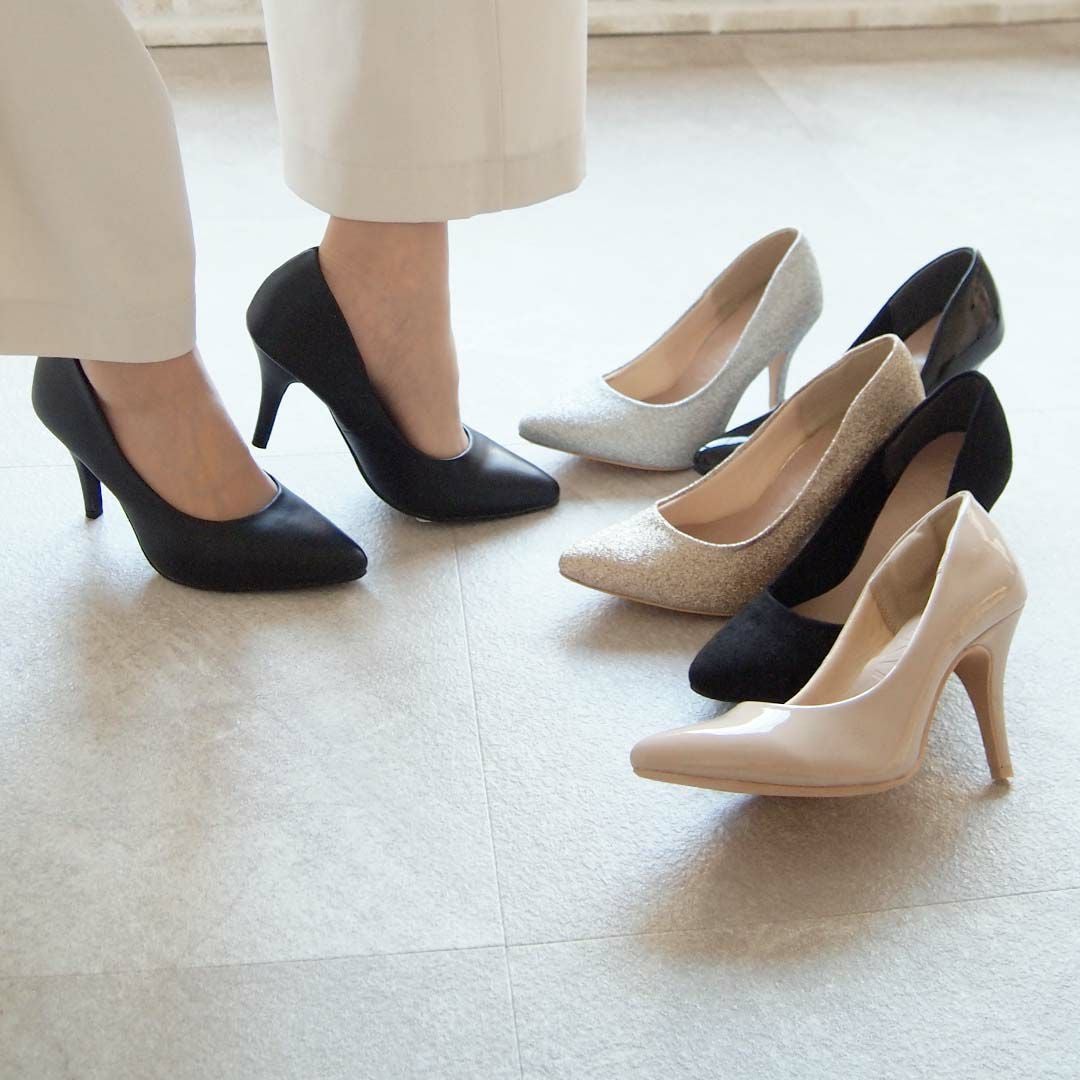 ポインテッドトゥ9cmキレイめパンプス ｜靴・レディースシューズの通販