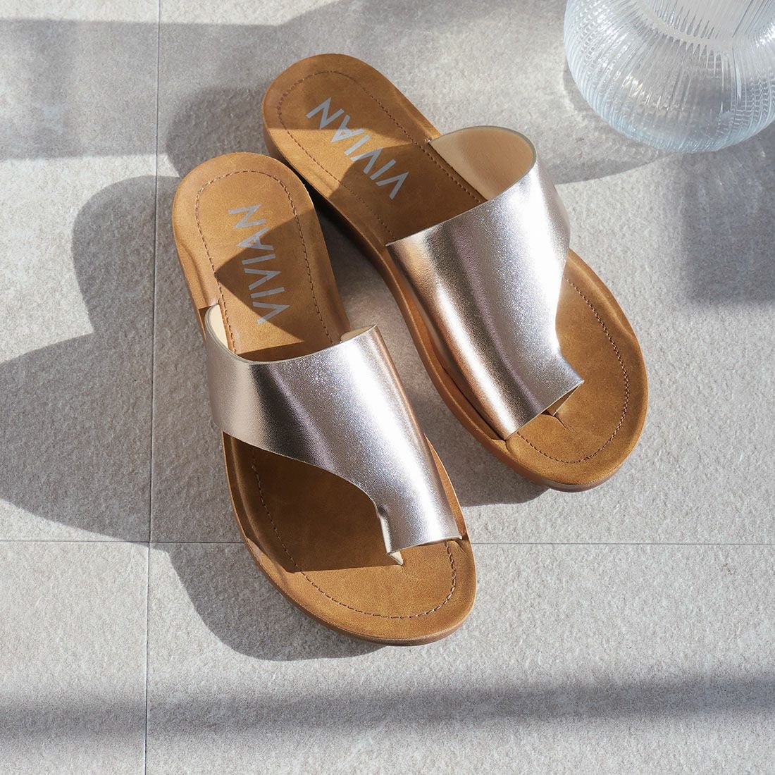 サッ！と履ける】アシメトングカジュアルコンフォートサンダル ｜靴