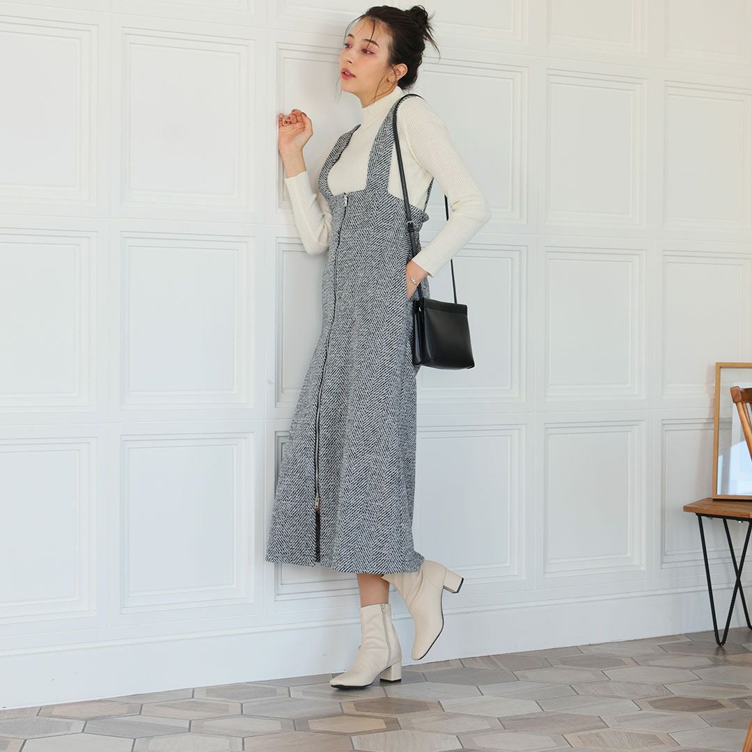 2025年新色追加】5cmヒール/スクエアトゥストレッチショートブーツ