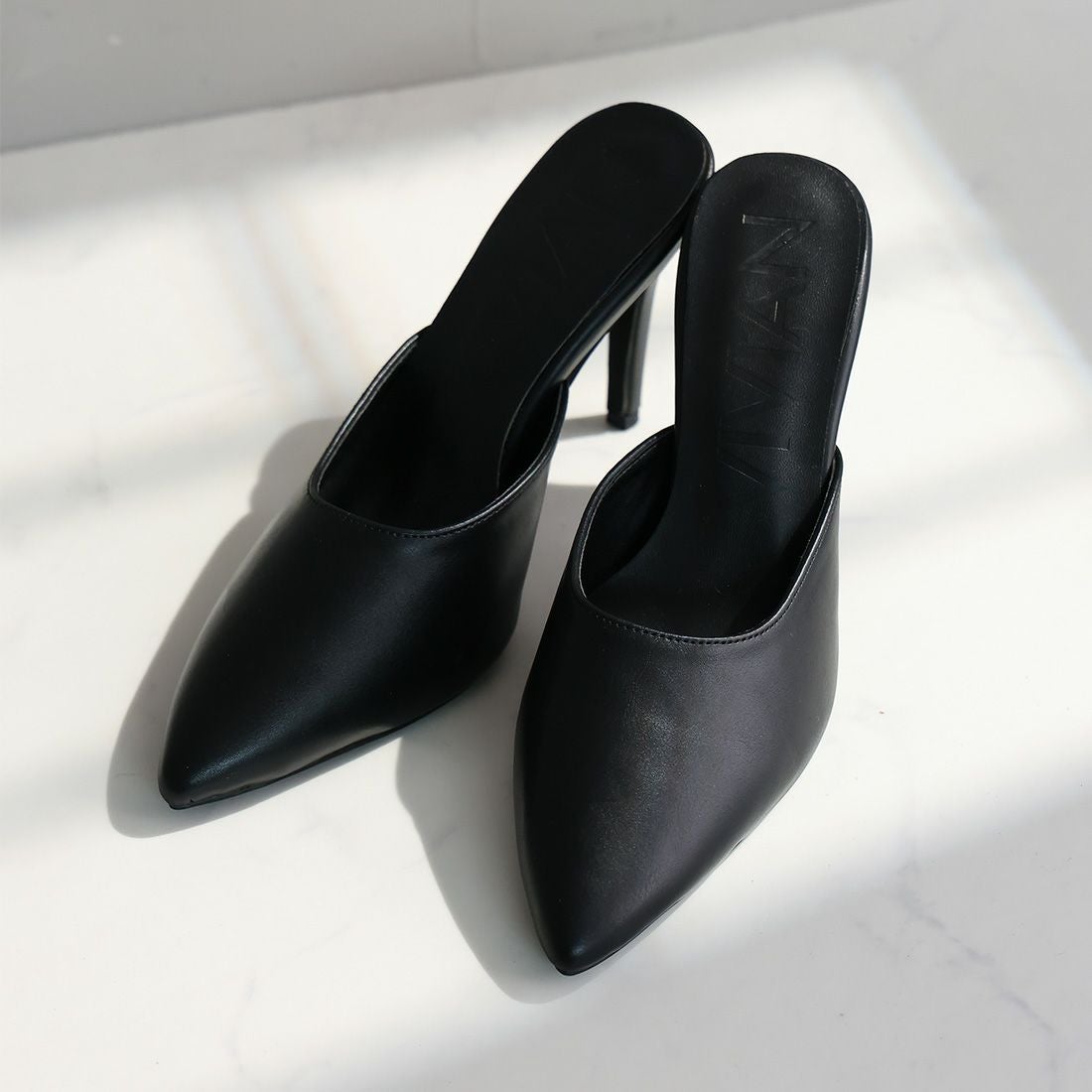 2026年春新色追加】ポインテッドトゥピンヒールミュール ｜靴