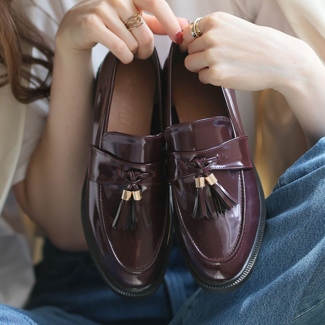 2026年春再販】タッセルローファー ｜靴・レディースシューズの通販
