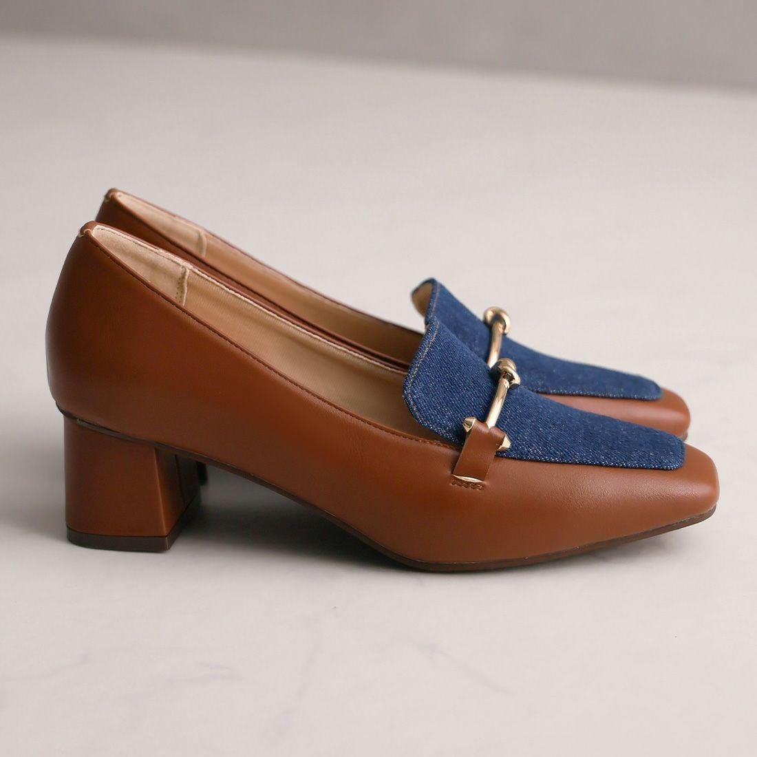 Living in Mexico 、VIVRE A BAHIA 2冊セット 2026年春新色追加】スクエアトゥビット付きローファーパンプス ｜靴