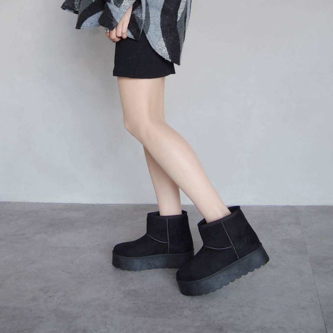 2025年新色追加】厚底ムートンブーツ ｜靴・レディースシューズの通販