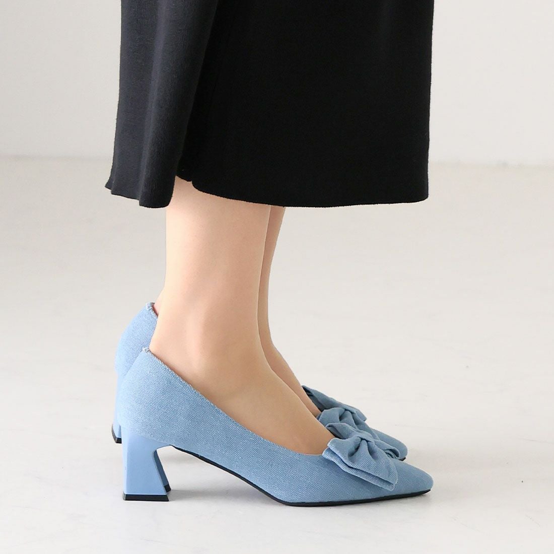 2026年春新色追加】リボンポインテッドトゥパンプス ｜靴・レディース