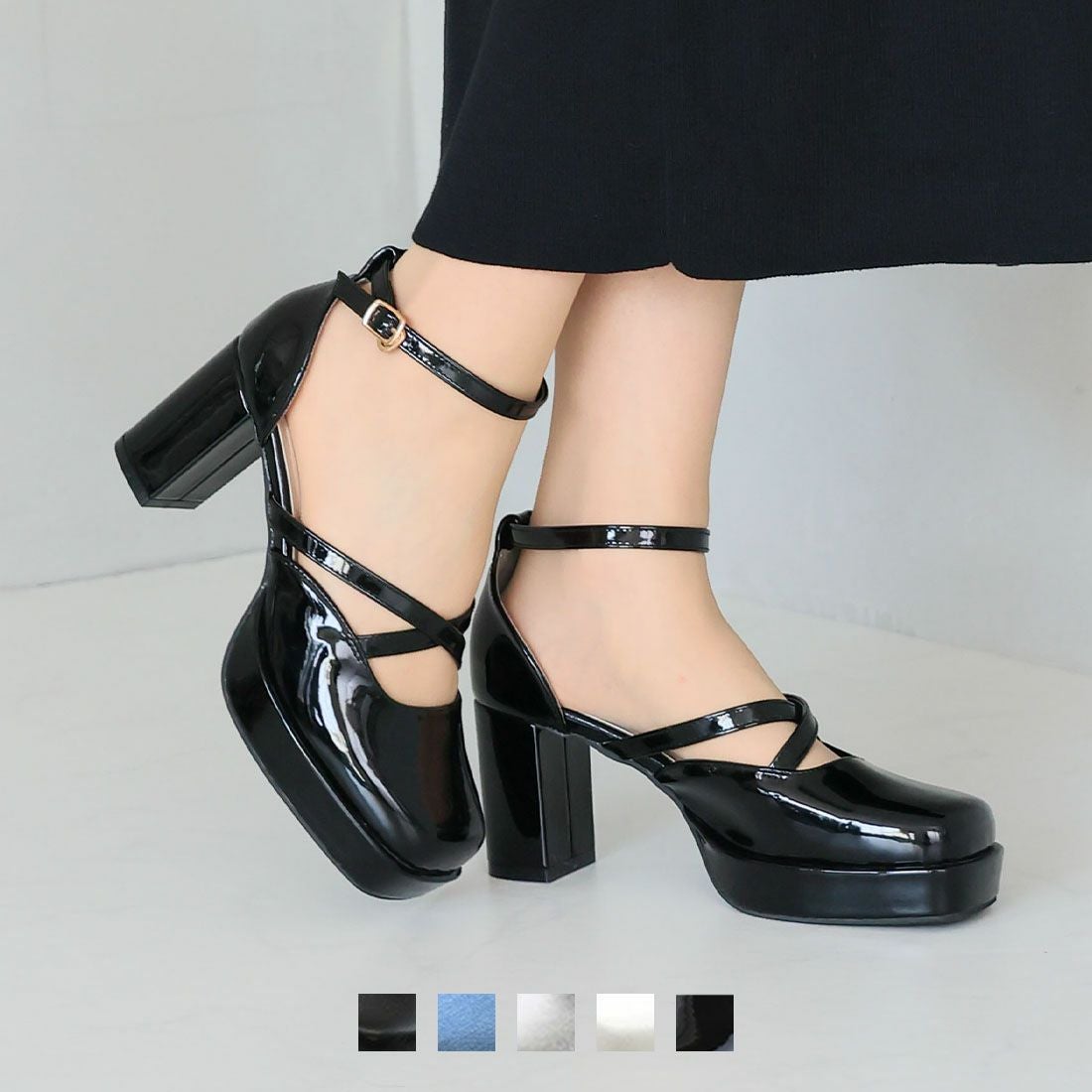 2026年春再販】【公式ストア/ZOZO限定】厚底プラットフォームクロス