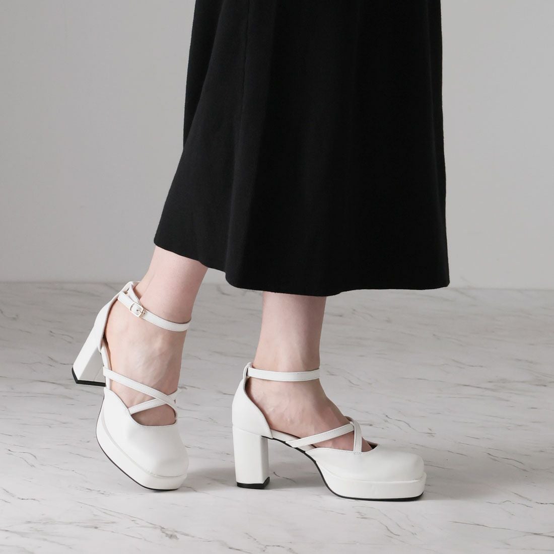 2026年春再販】【公式ストア/ZOZO限定】厚底プラットフォームクロス