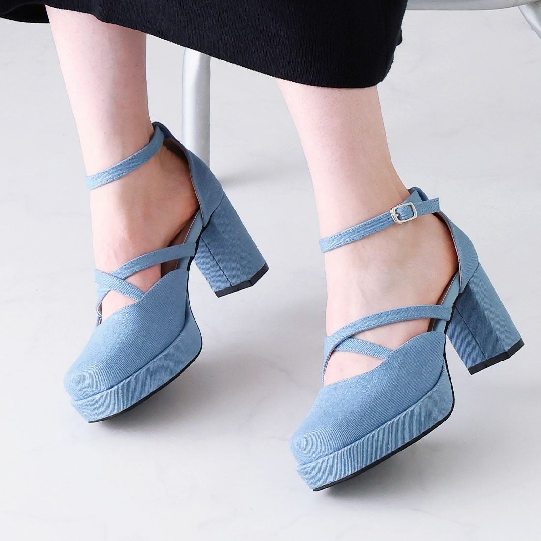 2026年春再販】【公式ストア/ZOZO限定】厚底プラットフォームクロス