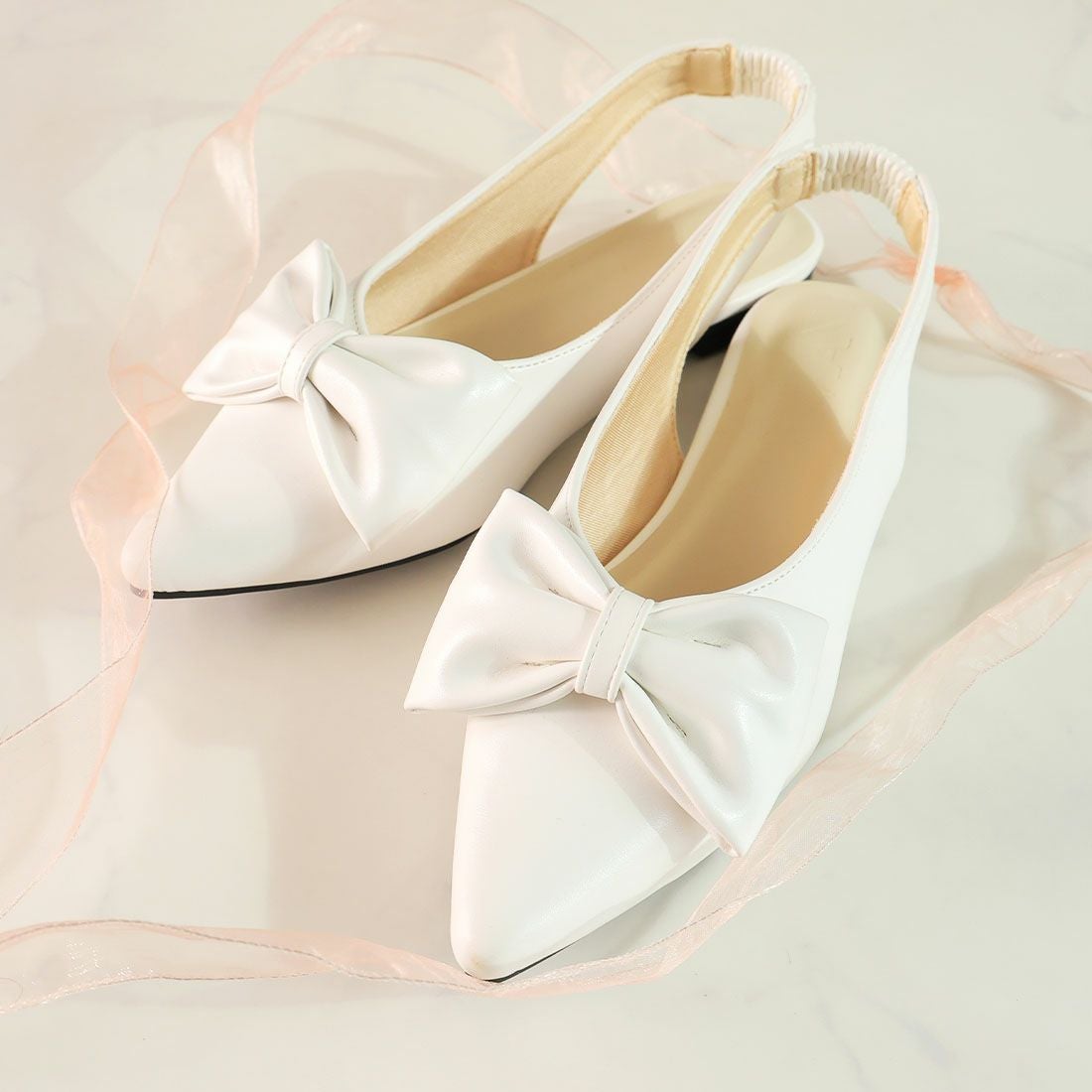 新色追加】【公式ストア/ZOZO限定】ポインテッドトゥリボンバック