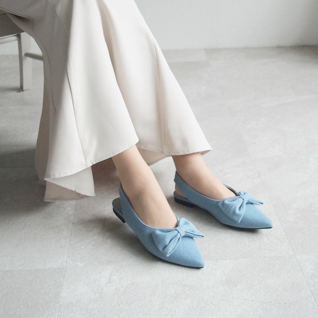 新色追加】【公式ストア/ZOZO限定】ポインテッドトゥリボンバック