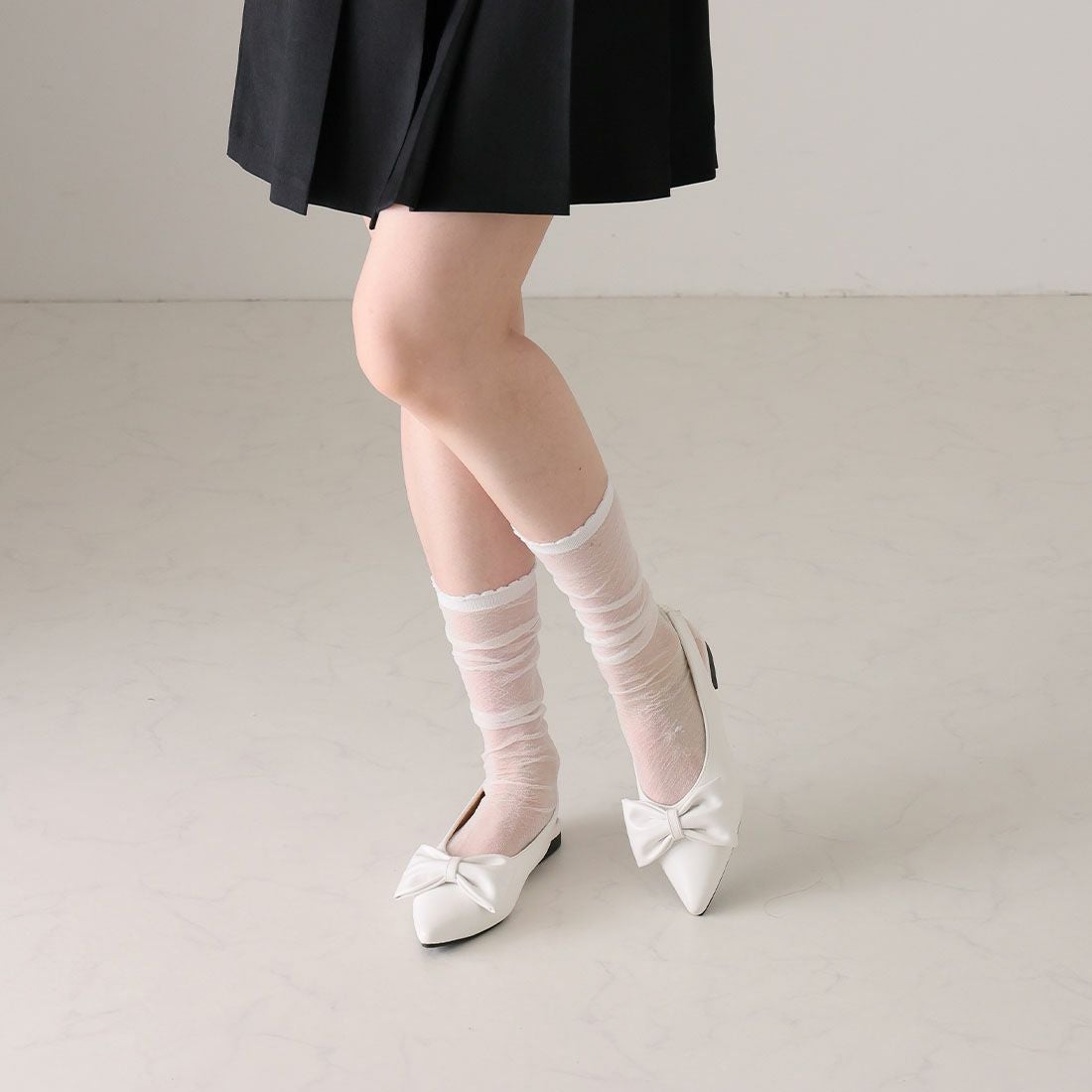 新色追加】【公式ストア/ZOZO限定】ポインテッドトゥリボンバック