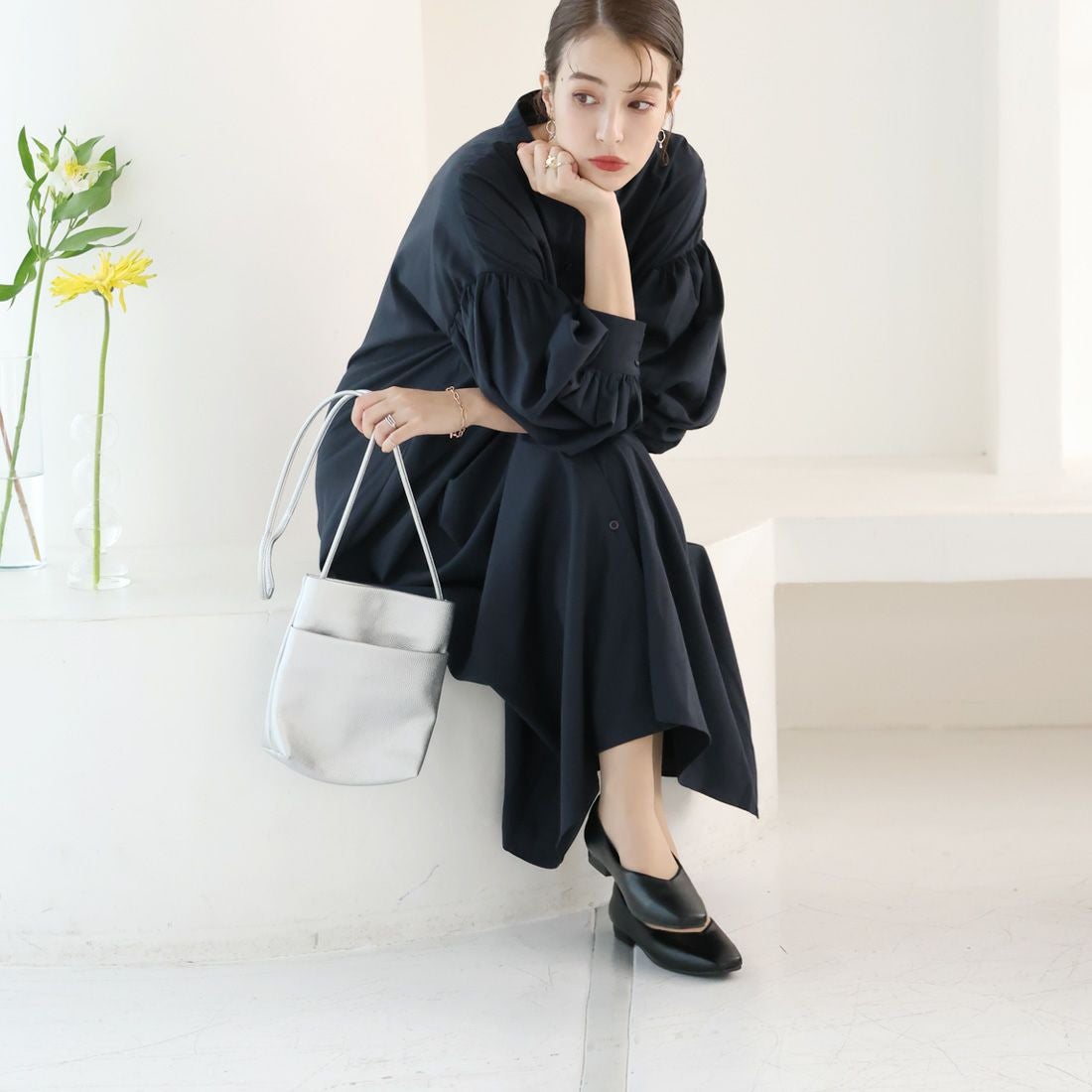 履き心地やみつき感激】スクエアトゥ2cmヒール感激パンプス ｜靴