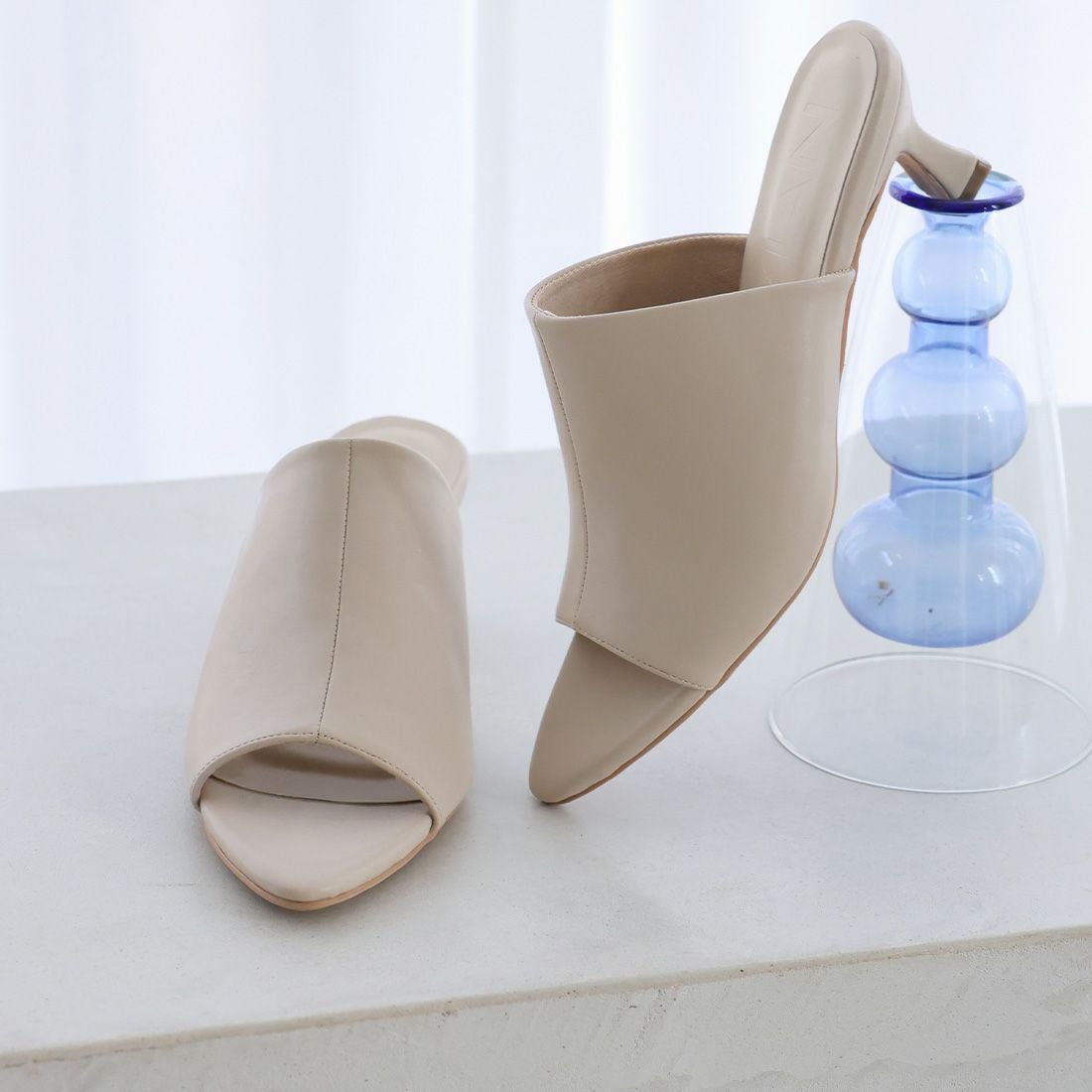 ポインテッドトゥミュールサンダル ｜靴・レディースシューズの通販