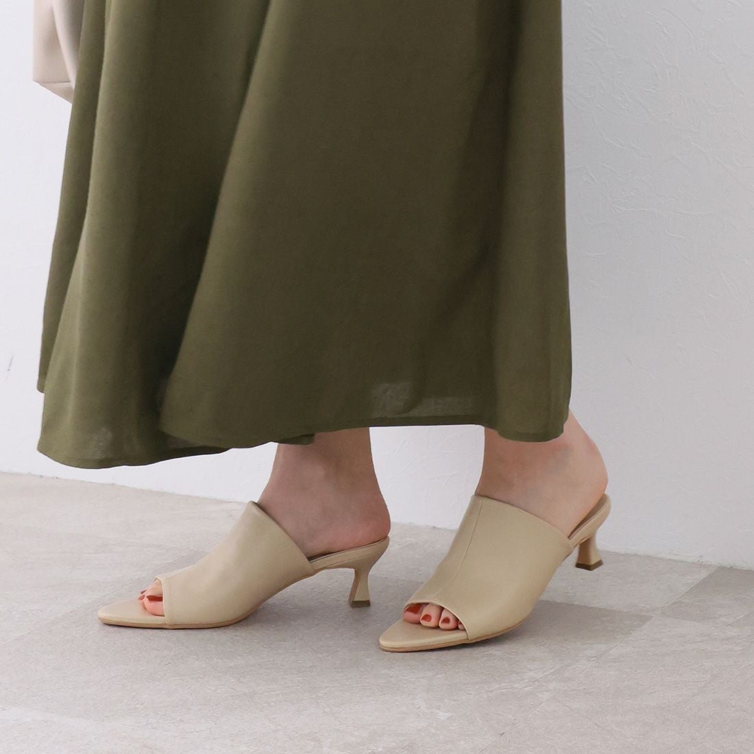 ポインテッドトゥミュールサンダル ｜靴・レディースシューズの通販