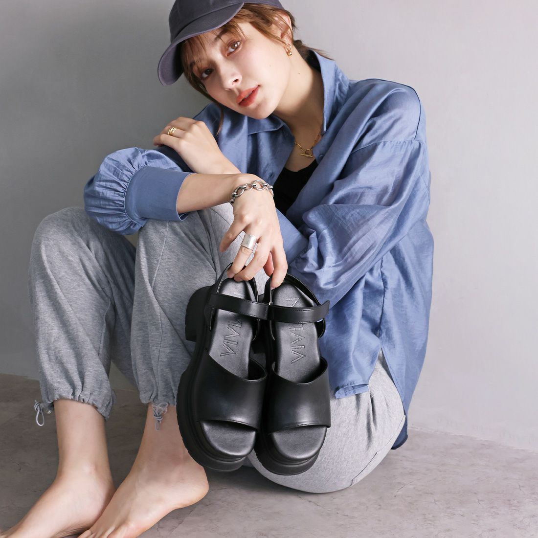 Vivienne プラットフォームサンダル サイズ40 厚底プラットフォームサンダル ｜靴・レディースシューズの通販なら