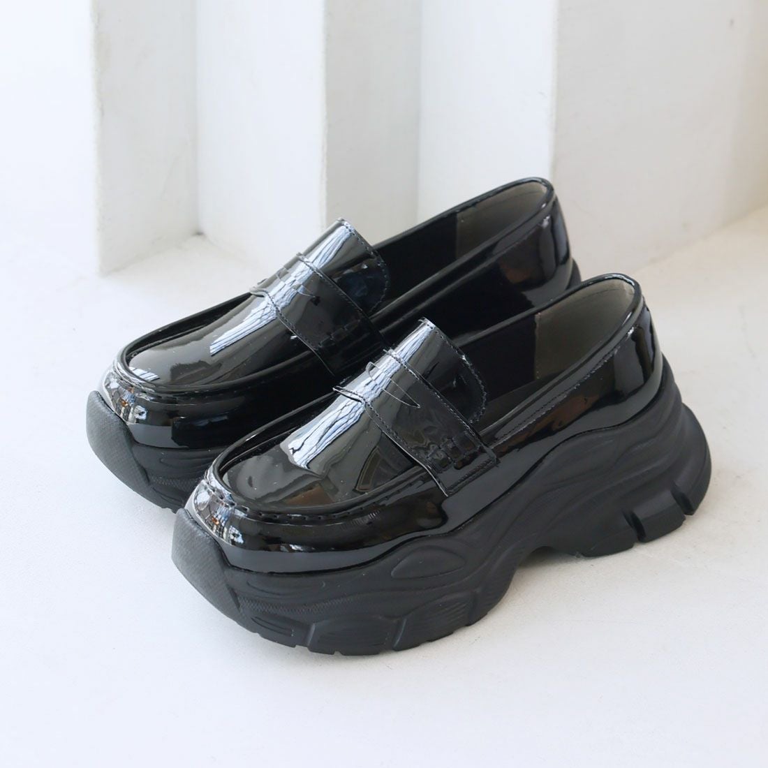 2026年春再販】厚底スニーカーローファー ｜靴・レディースシューズの