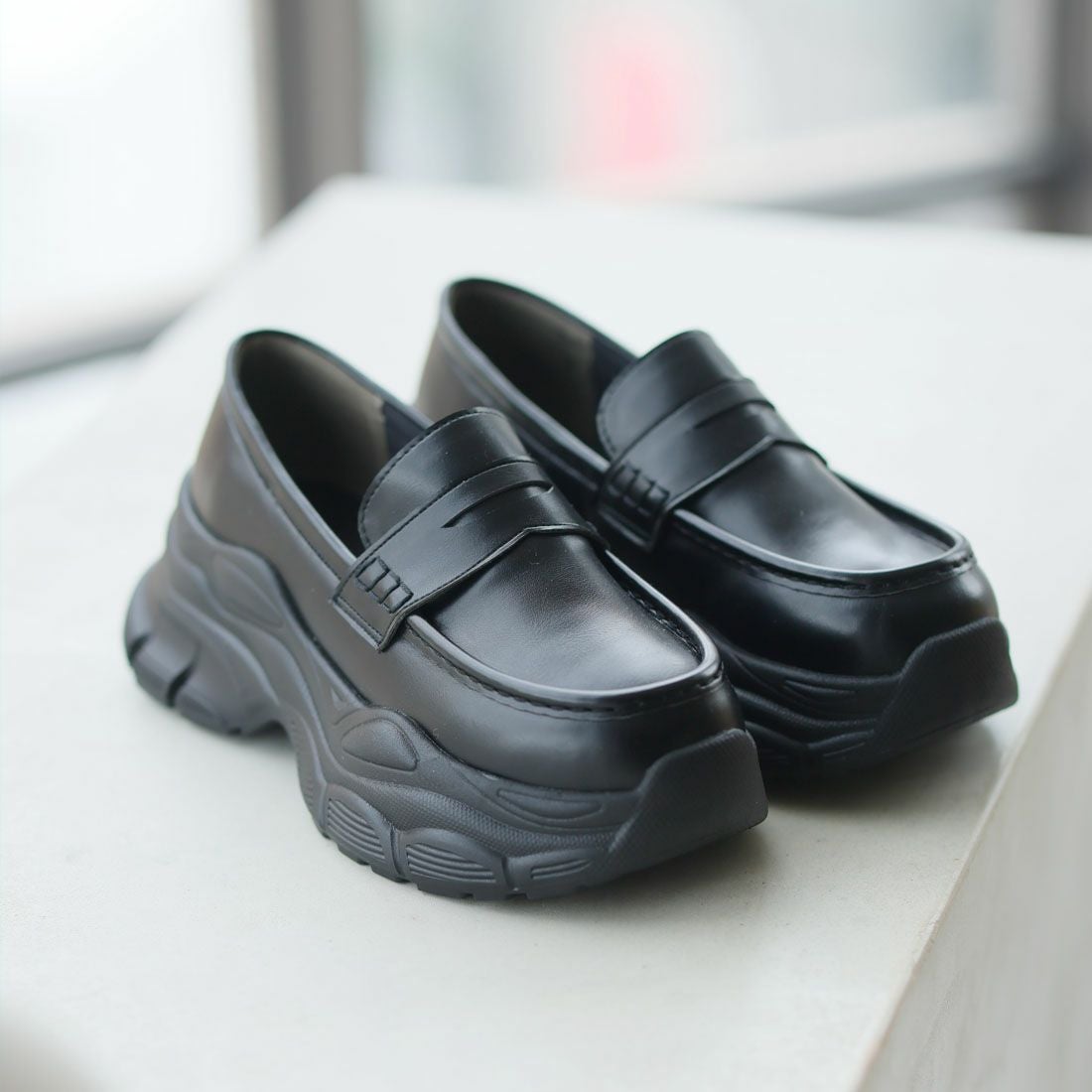 2026年春再販】厚底スニーカーローファー ｜靴・レディースシューズの