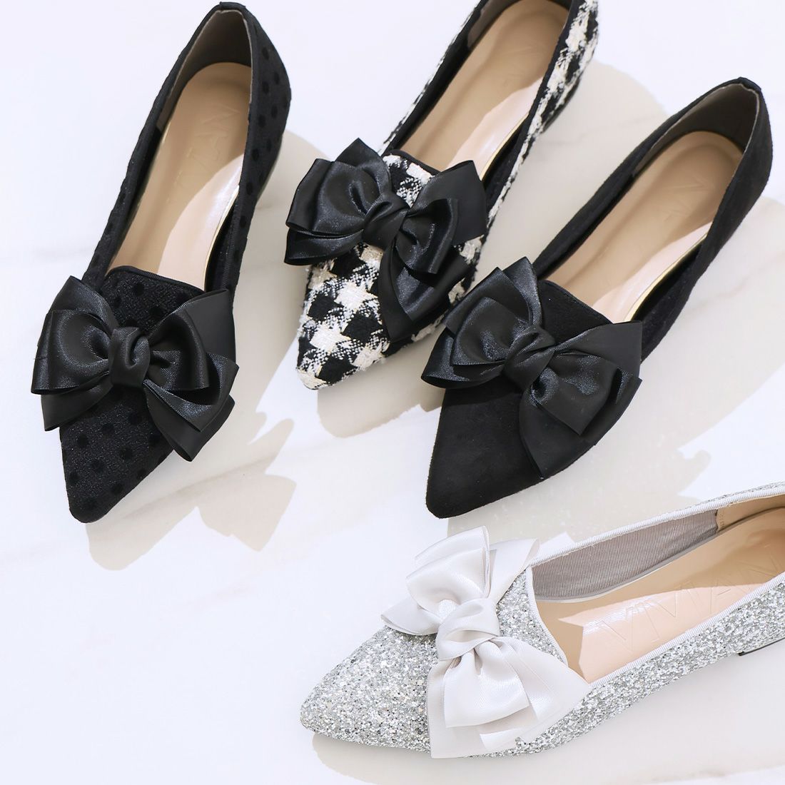 2026年春再販】ポインテッドトゥ7cmキレイめパンプスポインテッドトゥ