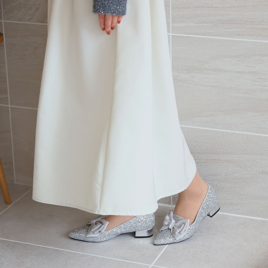 2026年春再販】ポインテッドトゥ7cmキレイめパンプスポインテッドトゥ