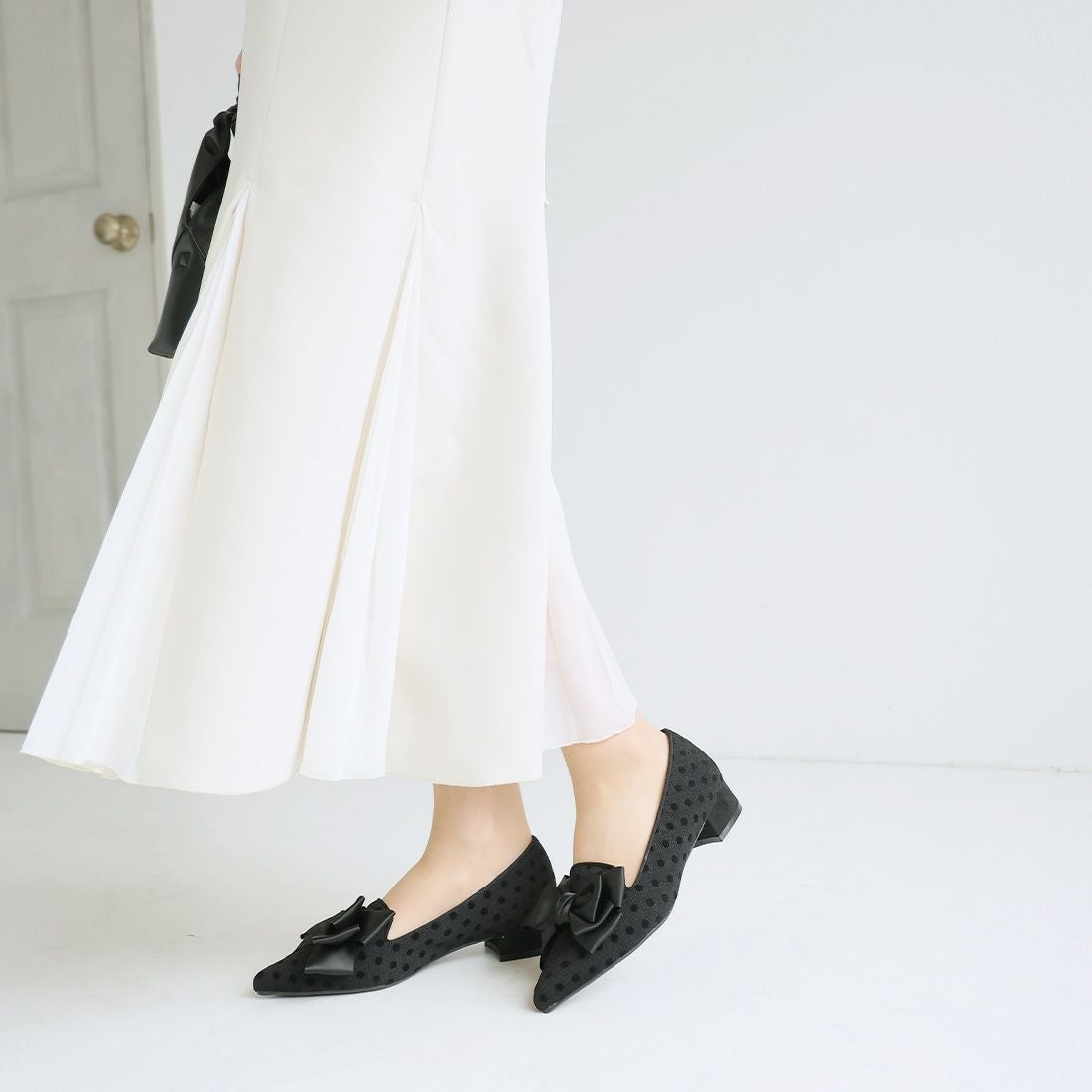 2026年春再販】ポインテッドトゥ7cmキレイめパンプスポインテッドトゥ