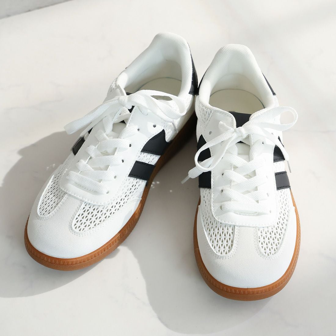 2026年春新色追加】【メンズレディース】ローテク異素材レースアップ