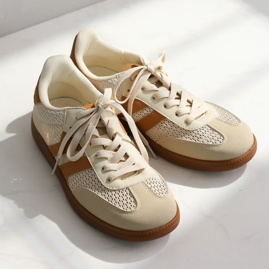 2026年春新色追加】【メンズレディース】ローテク異素材レースアップ