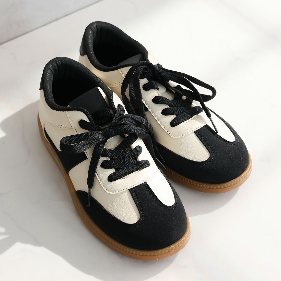 2026年春新色追加】【メンズレディース】ローテク異素材レースアップ