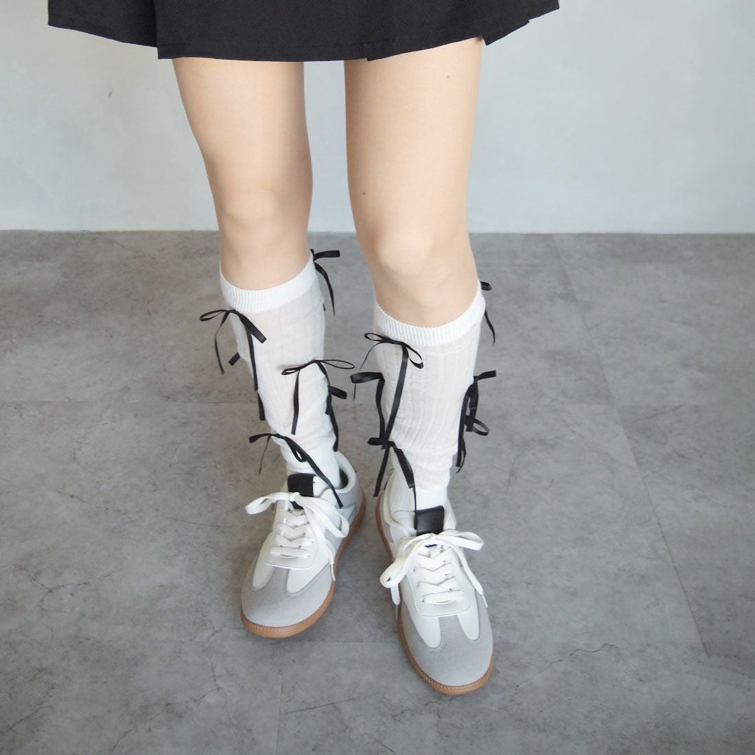 2026年春新色追加】【メンズレディース】ローテク異素材レースアップ