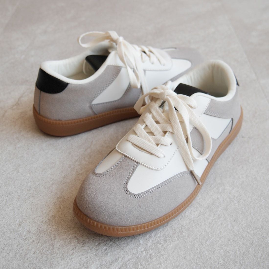 2026年春新色追加】【メンズレディース】ローテク異素材レースアップ