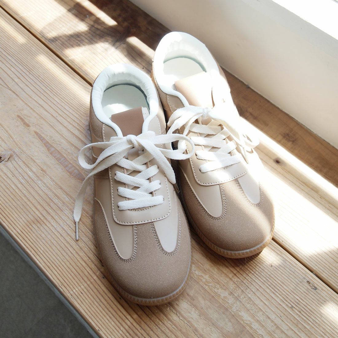 2026年春新色追加】【メンズレディース】ローテク異素材レースアップ