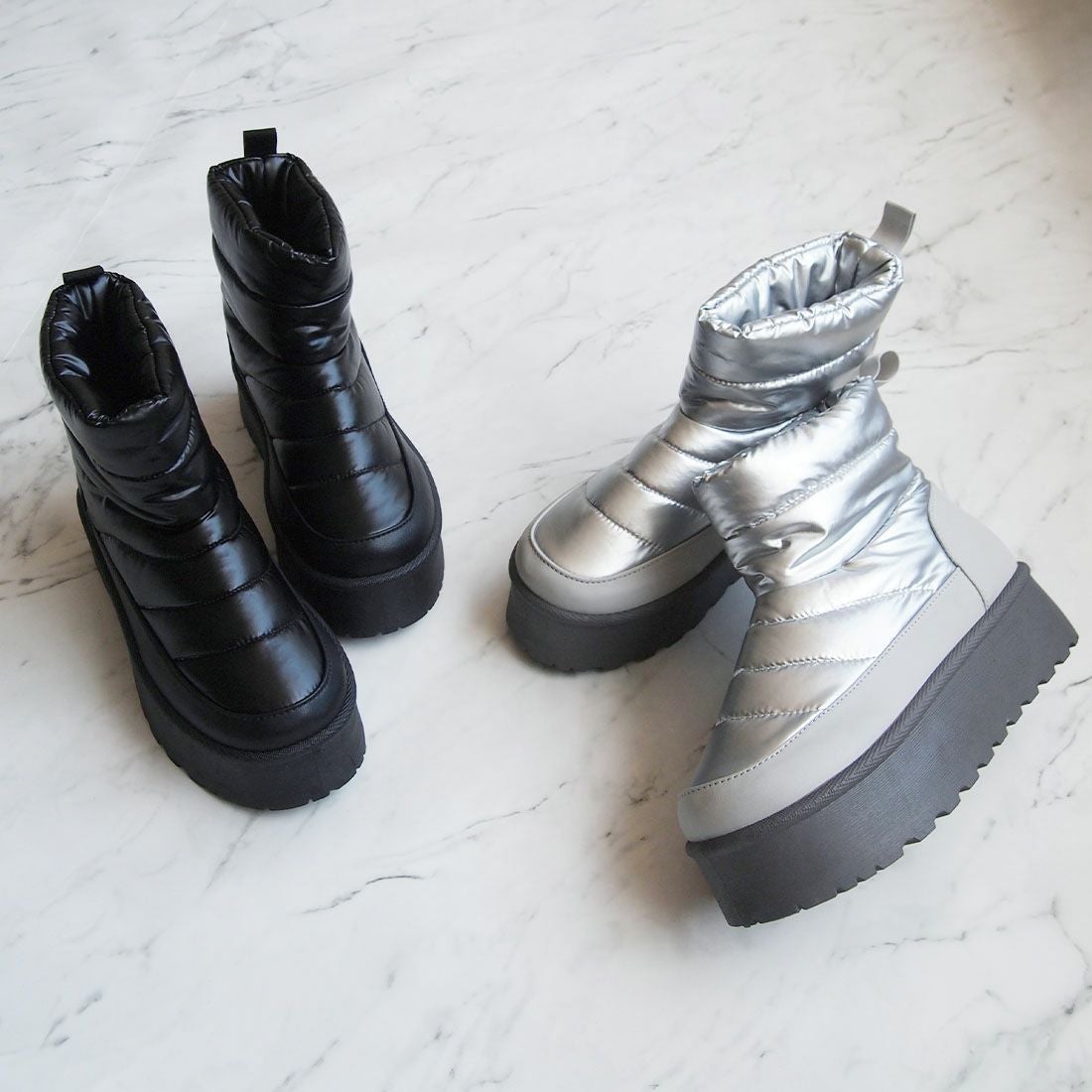 厚底防寒スノーブーツ ｜靴・レディースシューズの通販ならVIVIAN