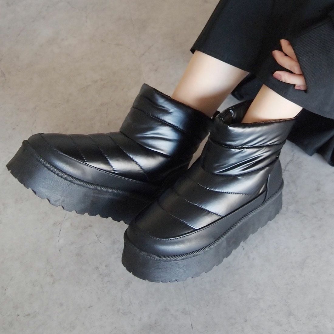 厚底防寒スノーブーツ ｜靴・レディースシューズの通販ならVIVIAN