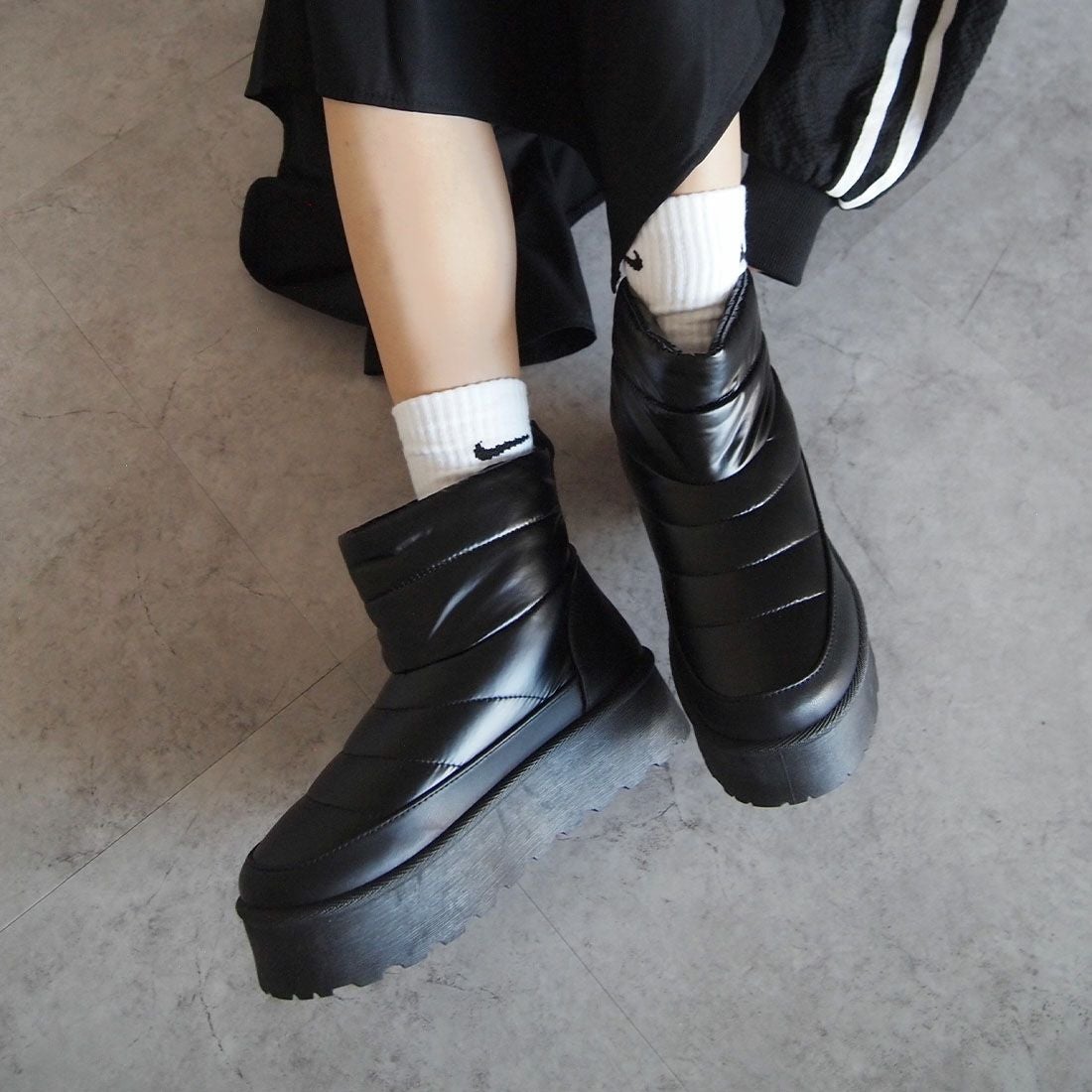 厚底防寒スノーブーツ ｜靴・レディースシューズの通販ならVIVIAN