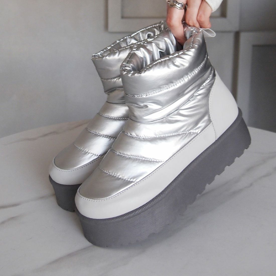 厚底防寒スノーブーツ ｜靴・レディースシューズの通販ならVIVIAN