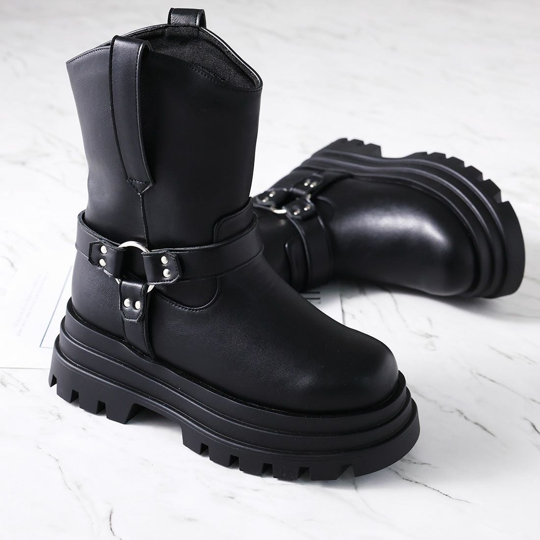 公式ストア/ZOZO限定】厚底リングハーネスエンジニアブーツ ｜靴