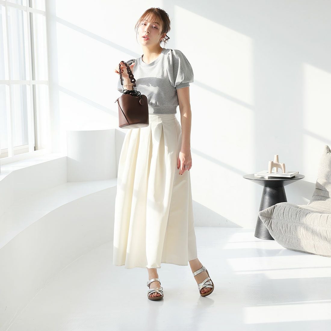 願い/Wish アンパサンド カジュアルコンフォート編み込みデザインサンダル ｜靴・レディース