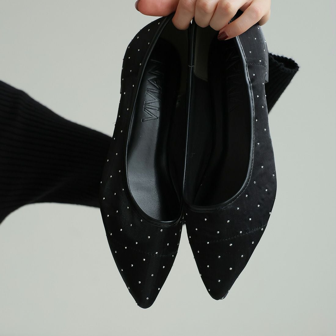 シアーチュールフラットパンプス ｜靴・レディースシューズの通販なら