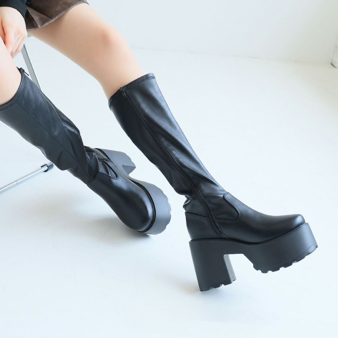 公式ストア/ZOZO限定】厚底プラットフォームチャンキーヒール