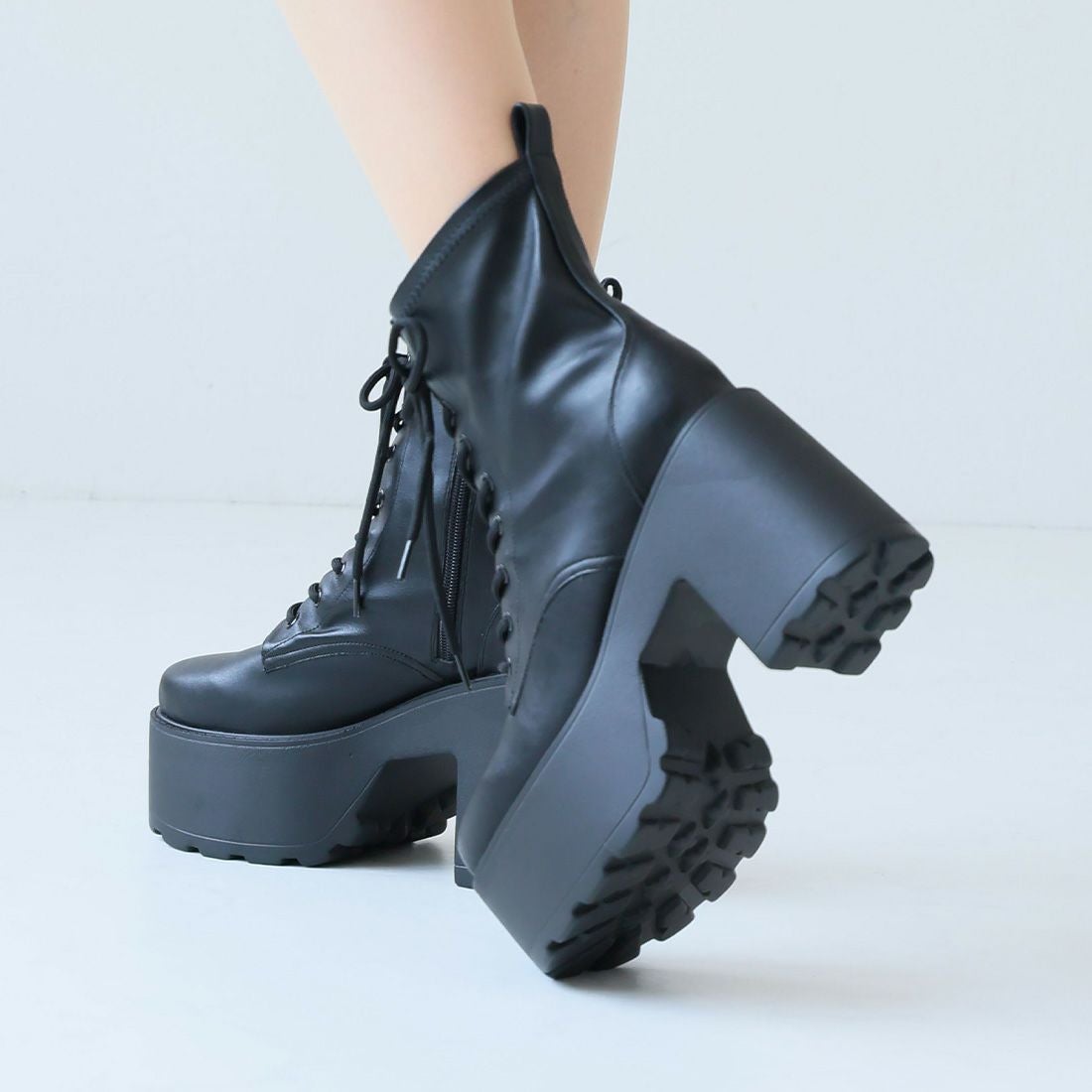 公式ストア/ZOZO限定】厚底プラットフォームチャンキーヒールレース