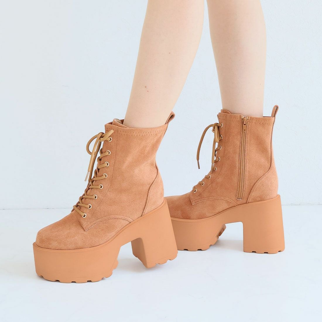 公式ストア/ZOZO限定】厚底プラットフォームチャンキーヒールレース