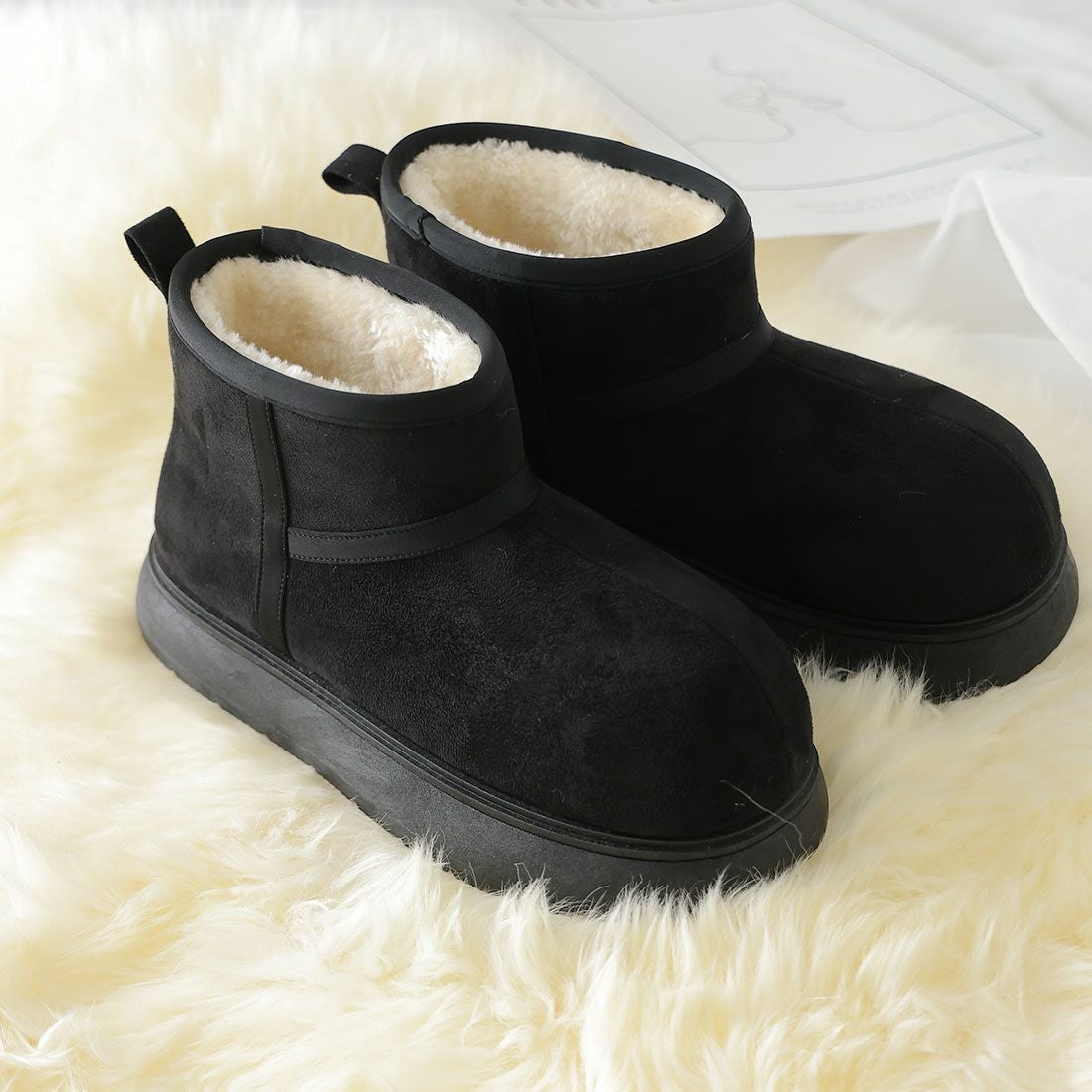 もふぽか厚底ムートンブーツ ｜靴・レディースシューズの通販なら